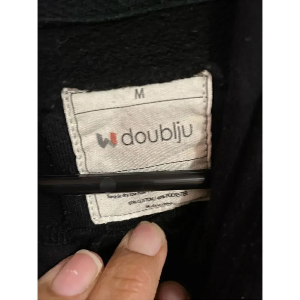 Doublju Black Hoodie Size Medium